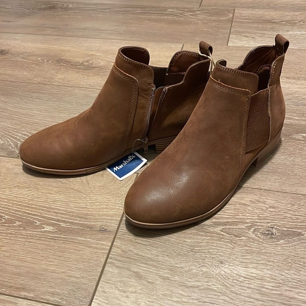 Mia brown shirt boots. Size 10